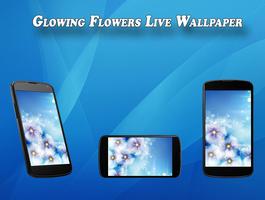 Glowing flower Live Wallpaper poster