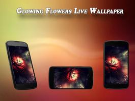 Glowing flower Live Wallpaper capture d'écran 1