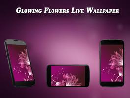 Glowing flower Live Wallpaper capture d'écran 2