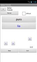 Finnish Italian Dictionary ảnh chụp màn hình 1