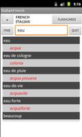 Italian French Dictionary ポスター