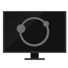 Black Computer Icon Pack icône