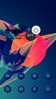 Dark Blue Hexagon Icon Pack Ekran Görüntüsü 1