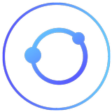Dark Blue Line Icon Pack icône