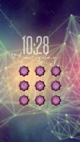 Purple Flowers Icon Pack Affiche