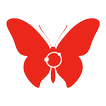 Red Butterfly Icon Pack