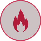 Red Fire Icon Pack icône