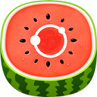 Red Watermelon Icon Pack иконка