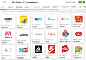 Top10 Online Shopping App India Affiche