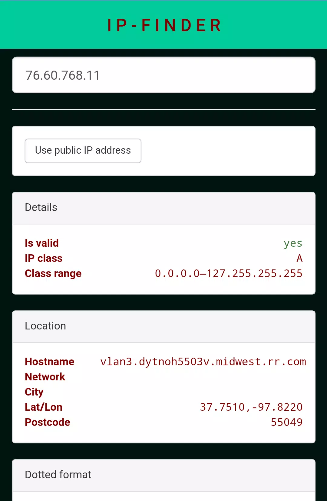 IP Grabber for Android - Download