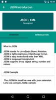 JSON - XML Tutorial captura de pantalla 1