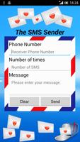The SMS Sender الملصق