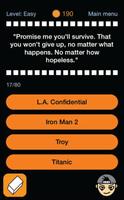 Movie Quote Quiz? screenshot 2