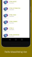Learn HTML - HTML Tags capture d'écran 1