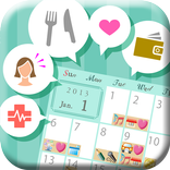 YokubariDiary-stamp calendar