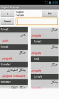 Punjabi English Dictionary الملصق