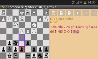 برنامه‌نما Chess Engines Play Analysis عکس از صفحه