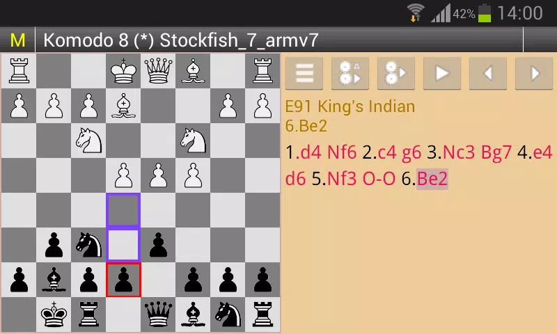 Chess engine for Android: Carp 1.3.0