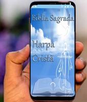 Bíblia e Harpa Cristã com audio Cartaz