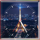 Paris Widget Horloge أيقونة