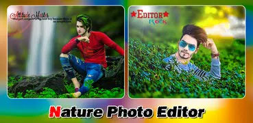 Nature Photo Editor : Nature Dual Photo Frame 2018