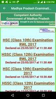 2018 Madhya Pradesh Exam Results - All Exam capture d'écran 1