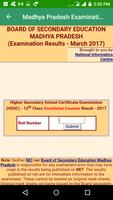 2018 Madhya Pradesh Exam Results - All Exam ảnh chụp màn hình 2