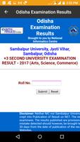 2018 Odisha Exam Results - All Examination capture d'écran 2