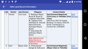 Delhi Land Records - ROR Reports تصوير الشاشة 1