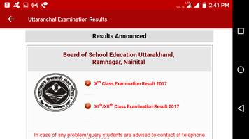 2018 Uttaranchal Exam Results - All Examination capture d'écran 2