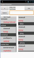 Russian English Dictionary ポスター