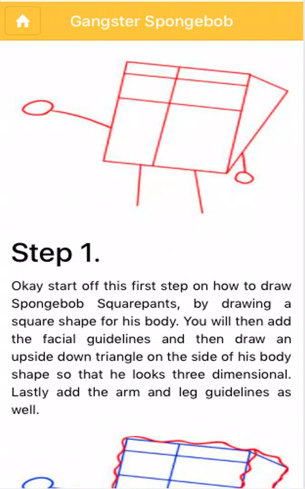 How To Draw Gangster Spongebob Step By Step Nickelodeon How To Draw Gangster Spongebob Step By Step Nickelodeon