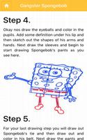 How to Draw Spongebob tutorial Ekran Görüntüsü 1