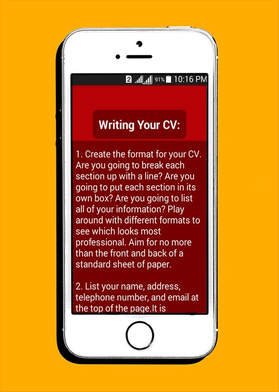android 用の cv maker cv creatorカリキュラムvitae resume maker apk