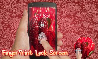 Fingerprint rose heart - Fake تصوير الشاشة 1