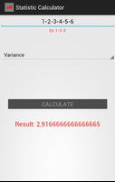 Statistics Calculator ++ captura de pantalla 1