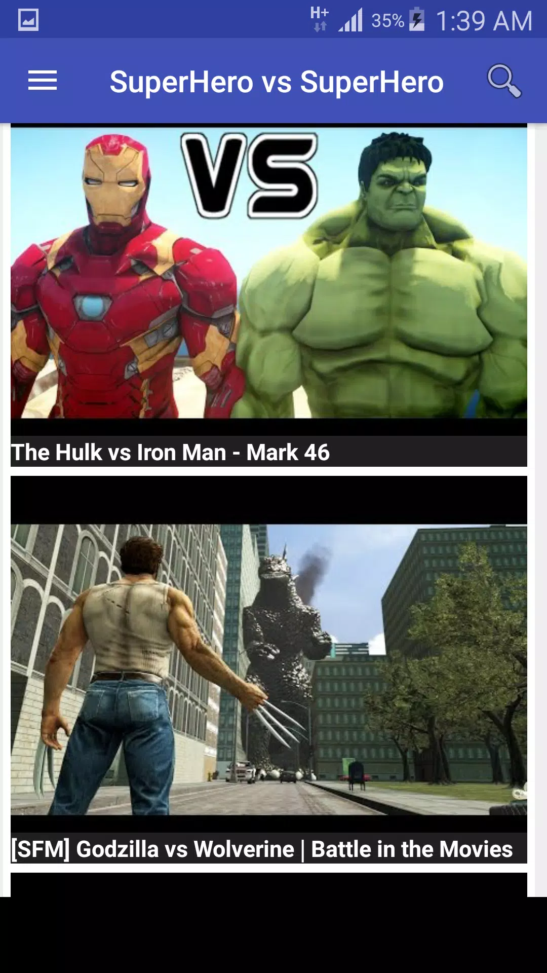 Tải xuống APK SuperHero VS SuperHero cho Android Tải xuống APK SuperHero VS SuperHero cho Android