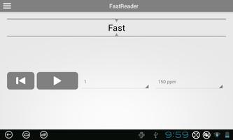برنامه‌نما FastReader عکس از صفحه