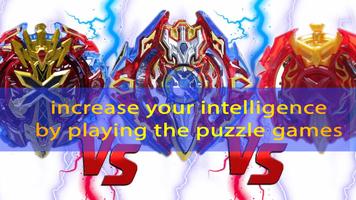 Spin Blade Burst Puzzle Affiche