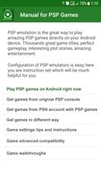 Emulate PSP: Free PSP Games Manual poster