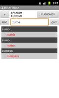 Finnish Spanish Dictionary پوسٹر