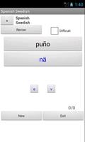 Swedish Spanish Dictionary اسکرین شاٹ 1