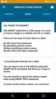 SQL Tutorial - Learn SQL تصوير الشاشة 4