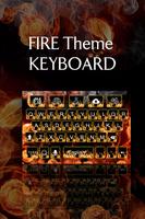 Fire Keyboard Theme Affiche