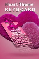 Love Heart Keyboard Affiche
