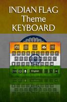 Indian Flag Keyboard plakat