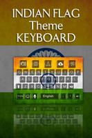 Indian Flag Keyboard Plakat