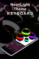 Neon Light Keyboard الملصق