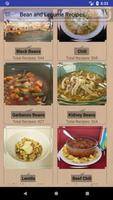 Bean and Legume Recipes Poster