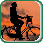A Man on Bicycle آئیکن